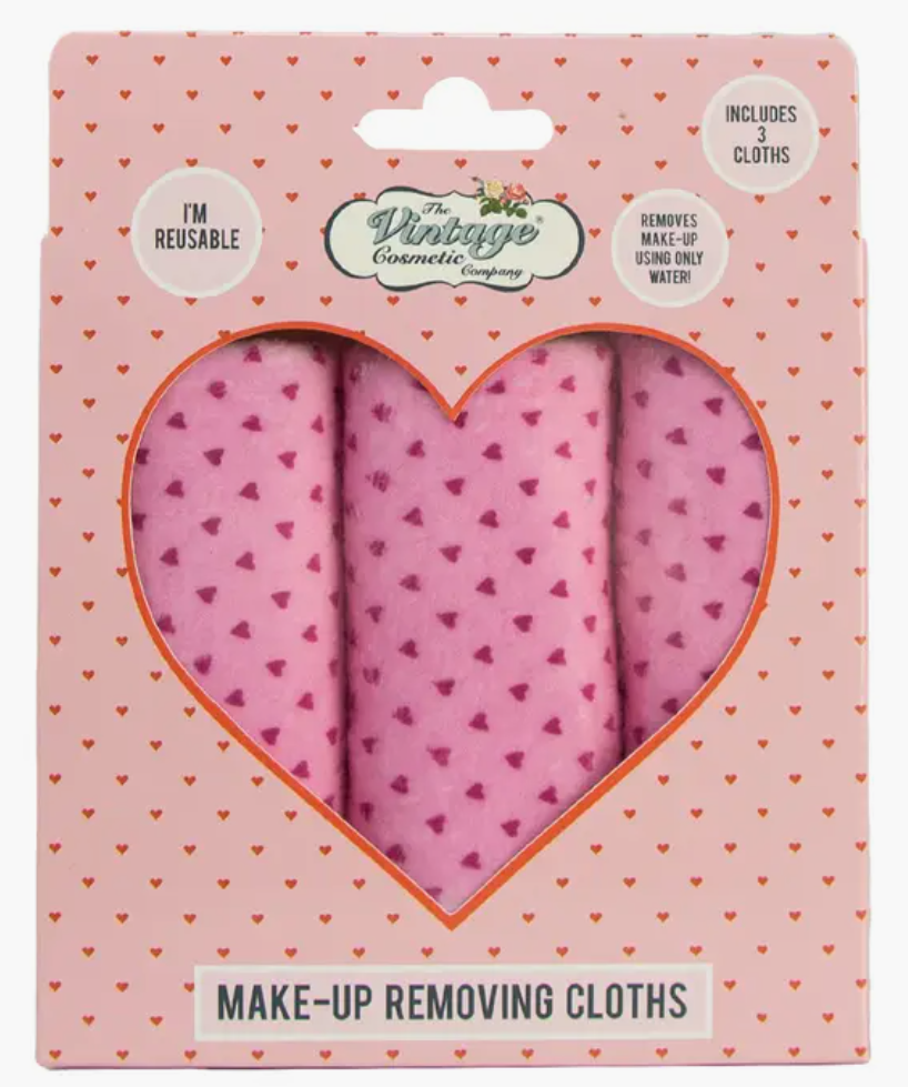 The Vintage Cosmetic Company 7 Day Make-Up Removing Cloths Gingham